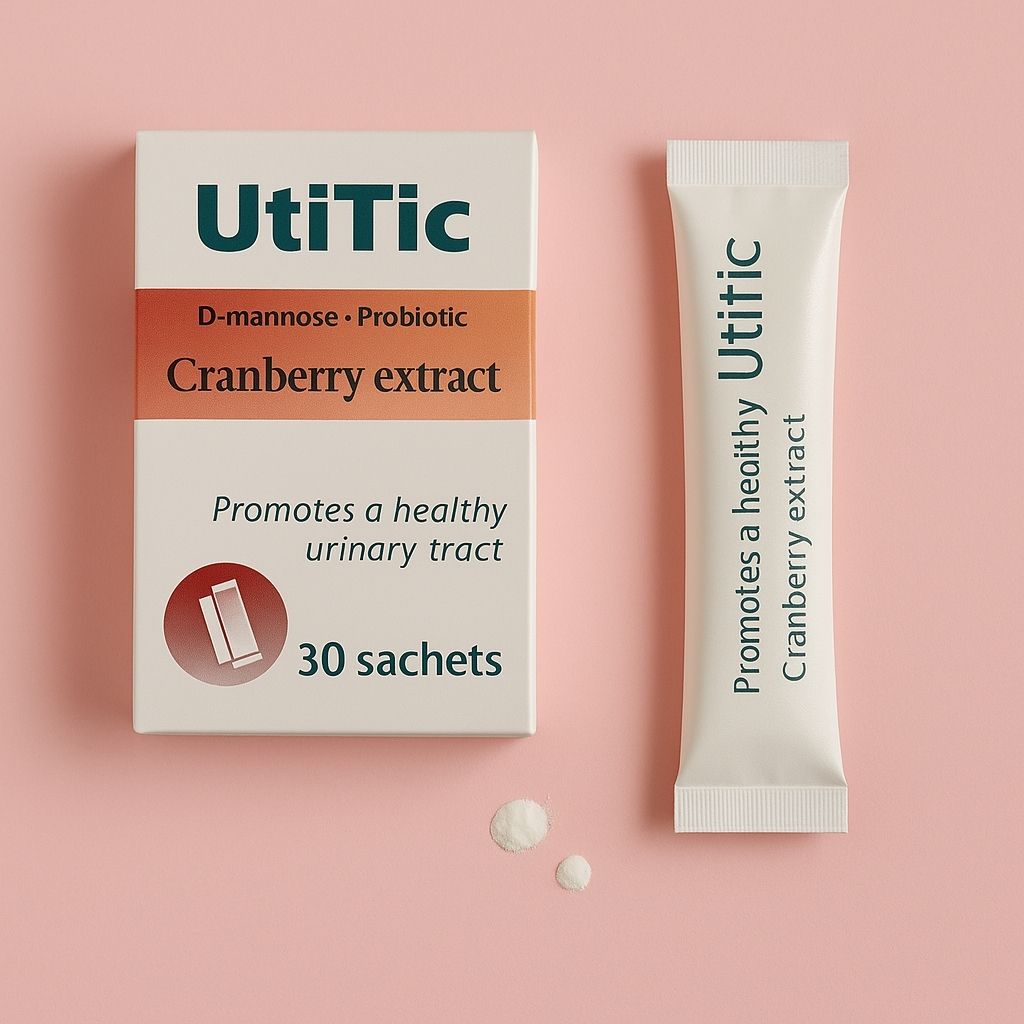 UtiTic 30 Sachets – Natural Urinary Tract Support with Cranberry.